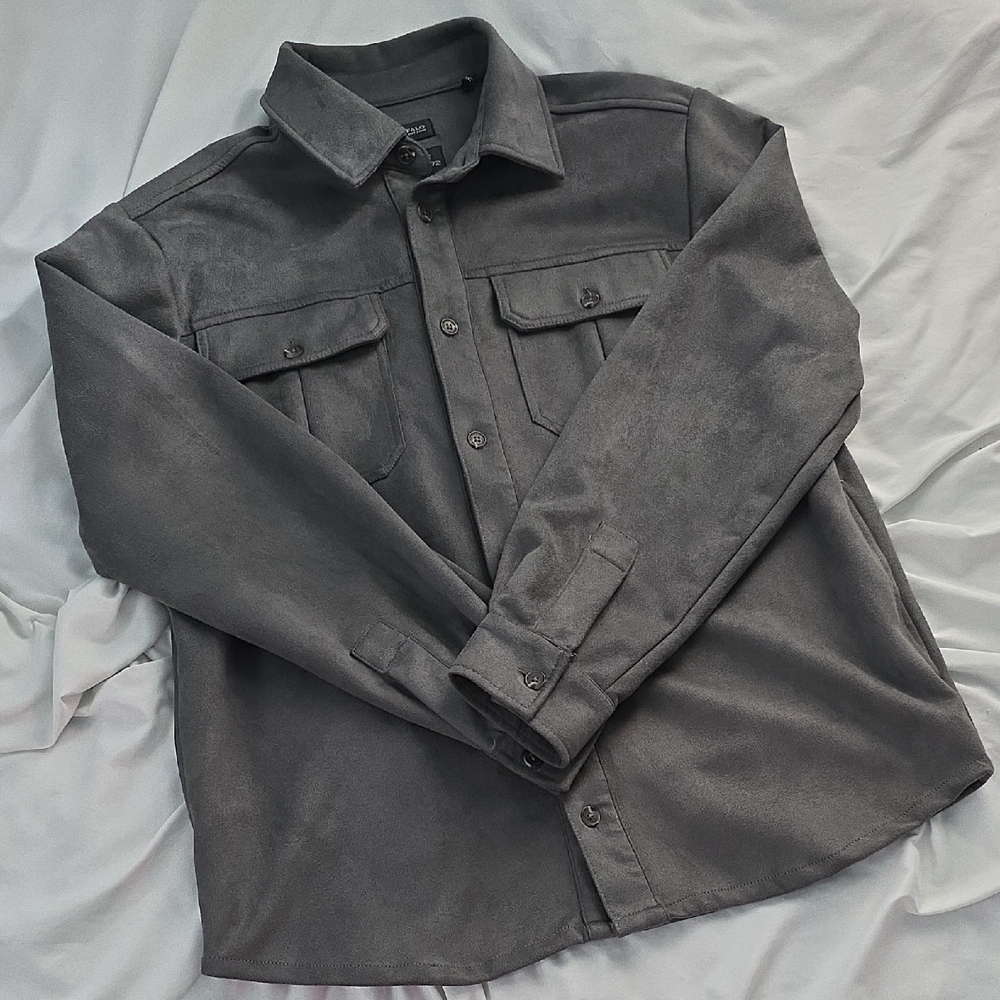 Buffalo David Bitton Charcoal Shirt Jacket